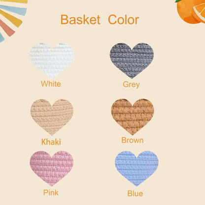 Personalised Woven Pet Toy Basket